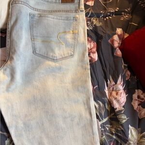 Light Blue Women's Jeans American Eagle sz 14 reg